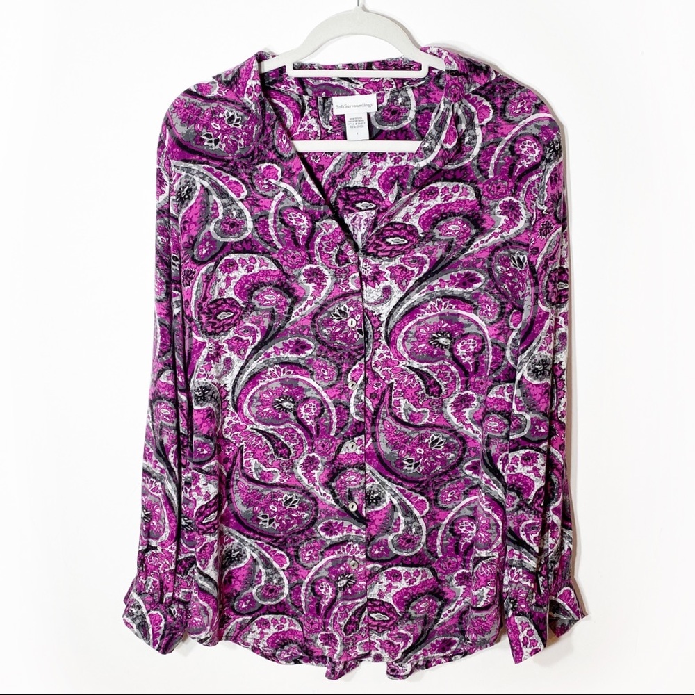 Soft Surroundings Button Down Top
